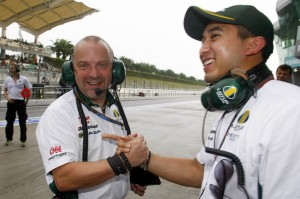 Mike Gascoyne Lotus Racing Malaysian Grand Prix Qualifying